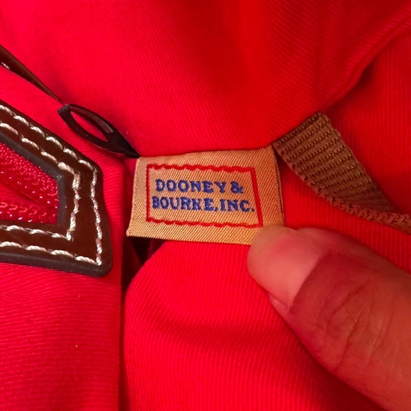 Dooney & Bourke Wexford Leather Tilly Large Tote Shoulder Bag Cream Brown - Picture 15 of 15